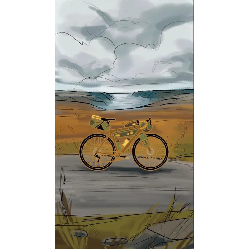 Pin's bikepacking
