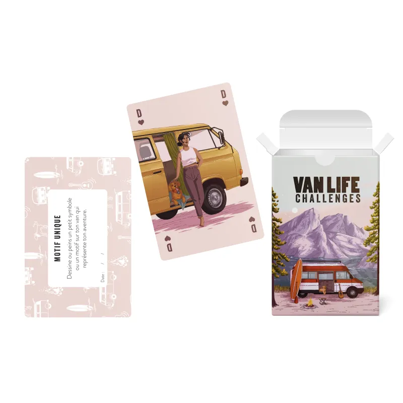 Aventura Éditions - Idée Cadeau, Vanlife, Jeu de carte, Défis