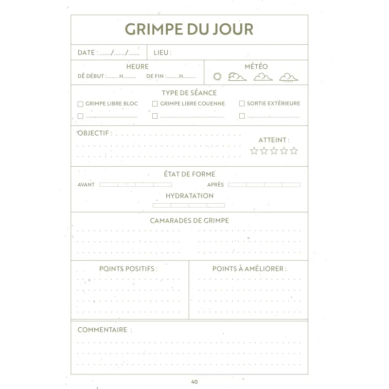 Aventura Éditions - Carnet Escalade Aventure Verticale