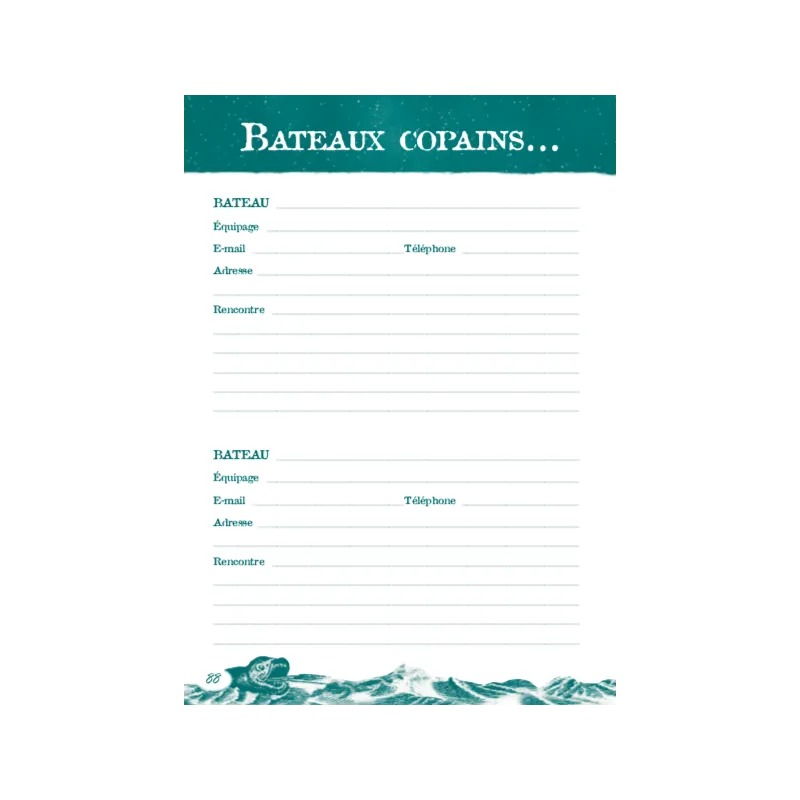 Aventura Éditions - Carnet de Voyage de vos Aventures en Bateau