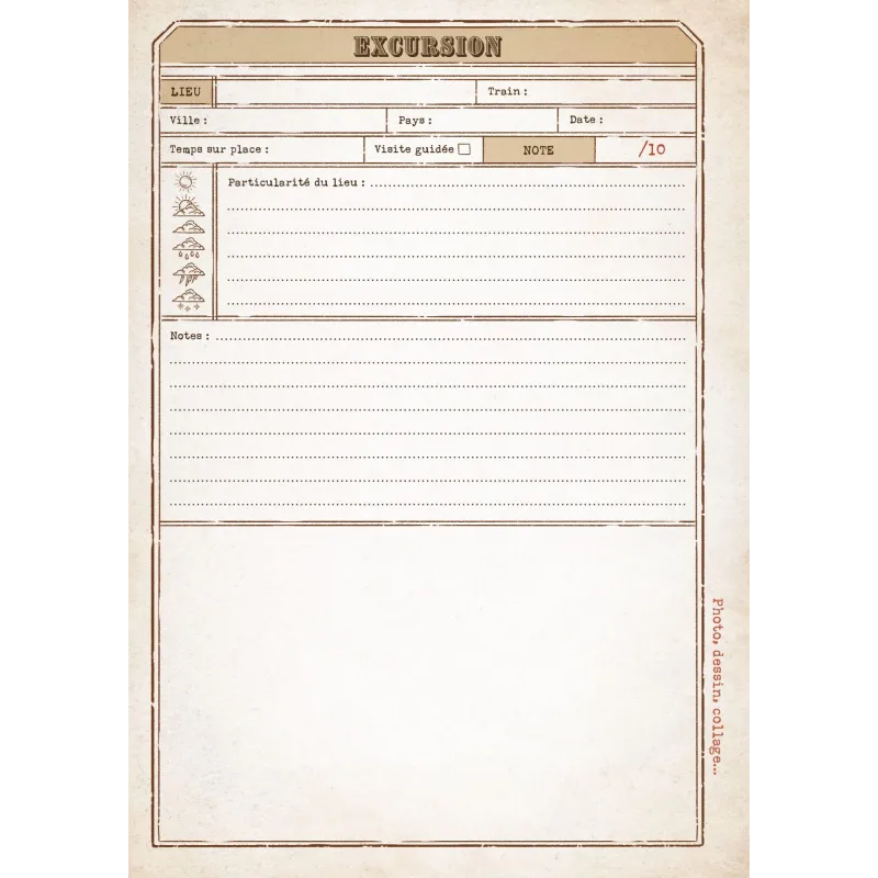 Aventura Éditions - Carnet voyage en Train
