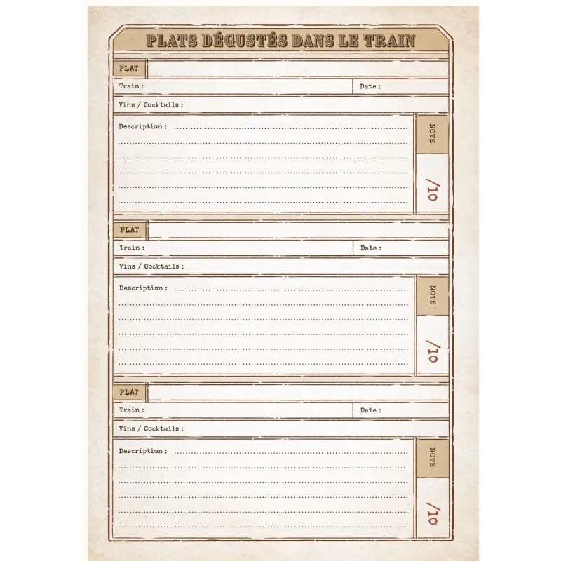 Aventura Éditions - Carnet voyage en Train