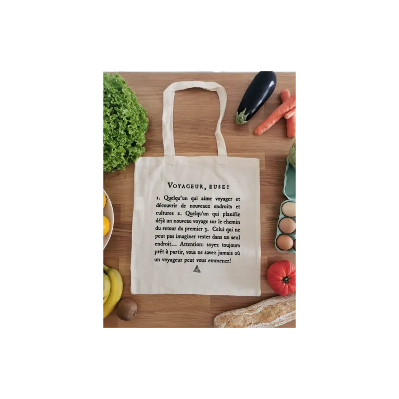 Tote bag du voyageur