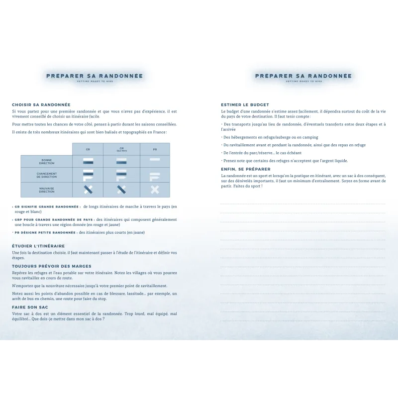 Aventura Éditions - Carnet de Randonée A6