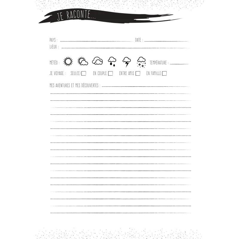 Aventura Éditions - Carnet de Voyage (A6) pour vos Aventures