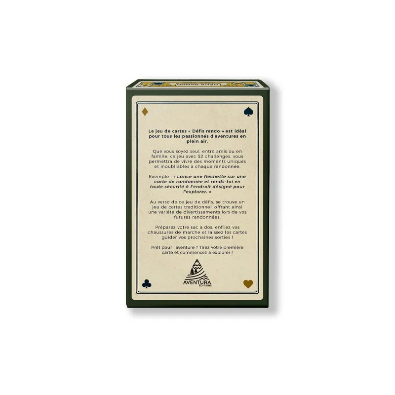 Aventura Éditions - Idée Cadeau, Jeu de carte, Défis, Randonnée