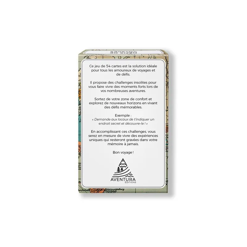 Aventura Éditions - Idée Cadeau, Jeu de carte, Défis, Voyage, Fun