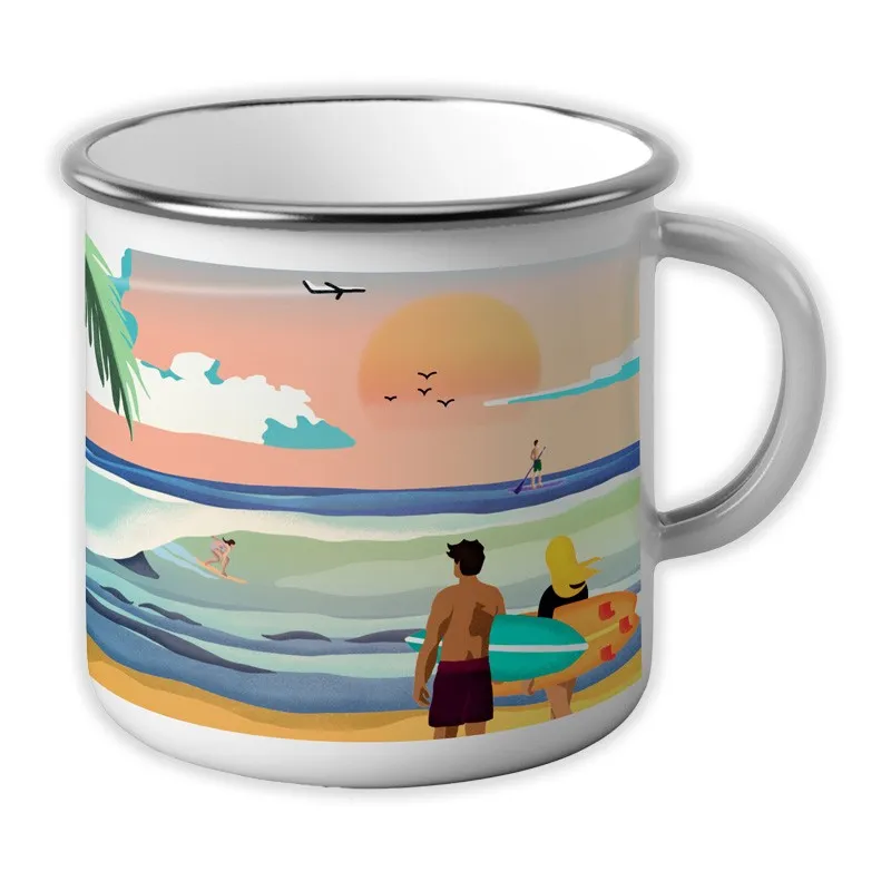 Aventura Éditions - Idée Cadeau, Mug du Surfeur