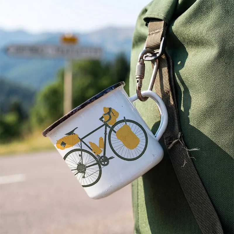 Aventura Éditions - Idée Cadeau, Mug Design Voyage à Vélo