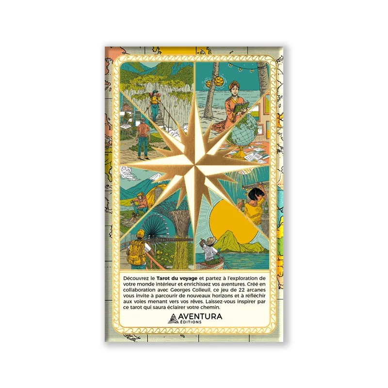 Aventura Éditions - Idée Cadeau, Tarot du voyage, Nouvel horizon,
