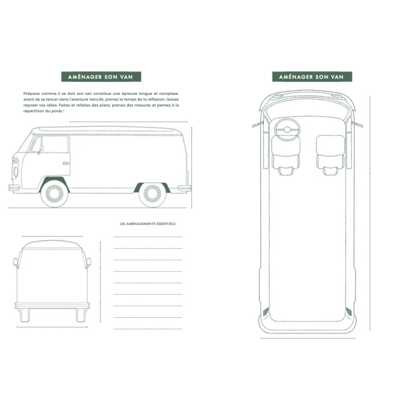 Aventura Éditions - Idée Cadeau, Carnet de Voyage Vanlife