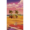 Pin's van plage